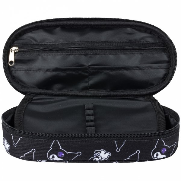 KUROMI BLACK PLECAK KOMPLET 5 ele MAJEWSKI DLA DZIEWCZYNY 4-komorowy