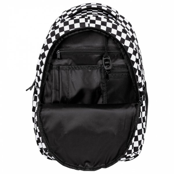 KOMPLET 5 ele SZACHOWNICA PLECAK MŁODZIEŻOWY BACKUP SZKOLNY KRATKA 4 komory