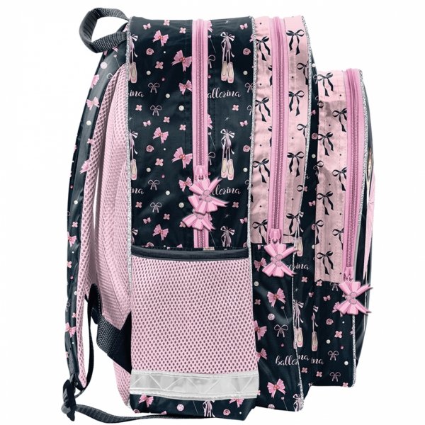 PLECAK SZKOLNY TANCERKA DLA DZIEWCZYNY DO 1 KLASY KOMPLET 5w1 BALERINA PASO