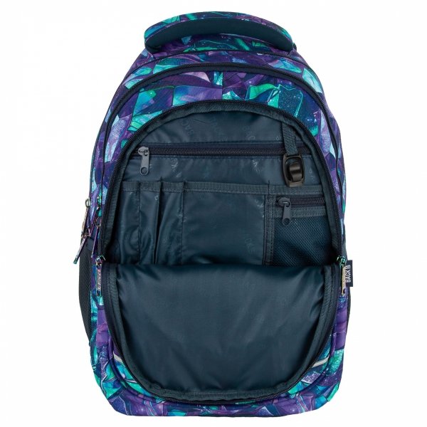 PLECAK BACKUP SZKOLNY MŁODZIEŻOWY DLA DZIEWCZYNY 4 kom. CRYSTAL ZESTAW 5w1