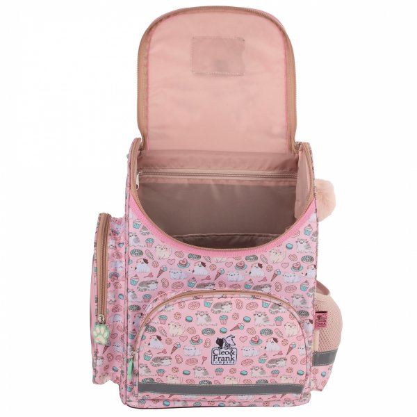 TORNISTER SZKOLNY KOTEK DERFORM ZESTAW 3w1 DLA DZIEWCZYNEK Z KOTKAMI CATS