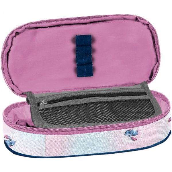 STICH PIÓRNIK SZKOLNY DLA DZIEWCZYNY OTWIERANY Z KLAPKĄ LILO i STITCH PASO