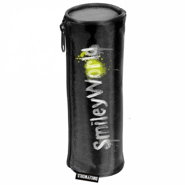 PIÓRNIK TUBA SMILEY SZKOLNY DLA UCZNIÓW CZARNY BUŹKI EMITIKONY PASO