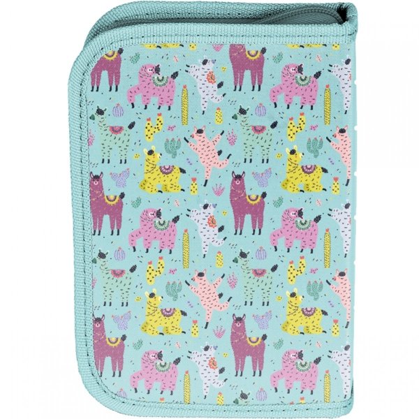 Piórnik Lama Szkolny Otwierany dla Uczennic Paso [BR-P001-2BW]