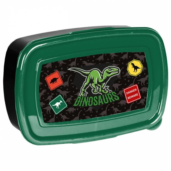 KOMPLET 5ele TYRANOZAUR PLECAK SZKOLNY DINOZAURY