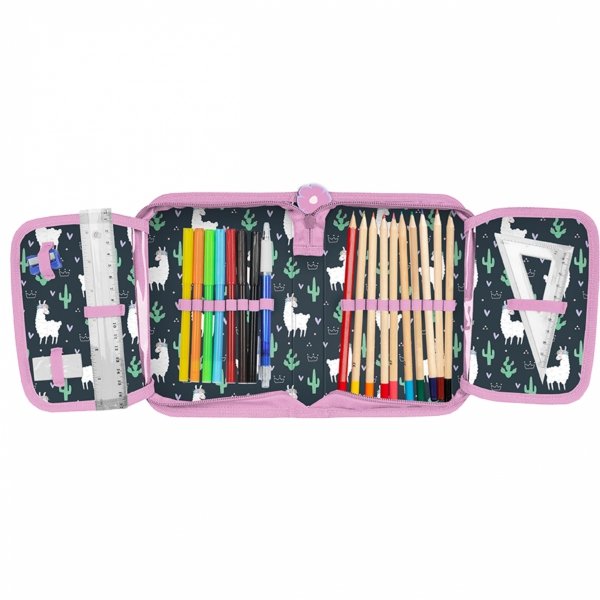 Dziewczęcy Plecak Lama Szkolny do 1 klasy zestaw 5w1 [PP23LA-260]