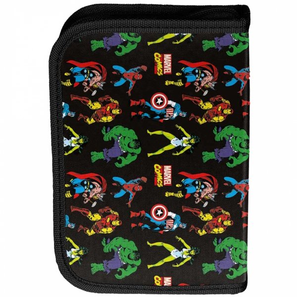 Rozkładany Piórnik Marvel Szkolny do Podstawówki Chłopięcy do klas 1-4 Avengers