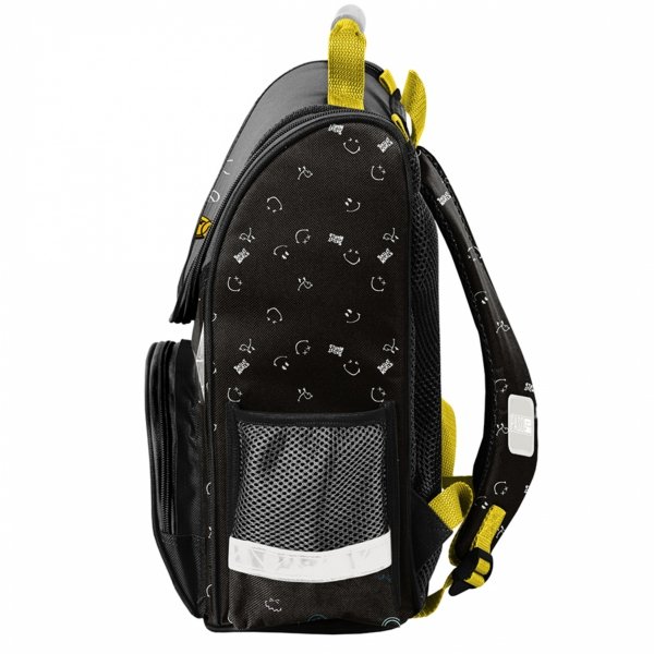 TORNISTER SZKOLNY EMOTKI SMILEY DO 1 KLAS KOMPLET 3w1 BUŹKI EMOTIKONY PASO