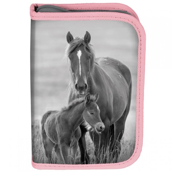 Piórnik z Koniem Dziewczęcy Szkolny z Wyposażeniem [PP20KO-001]