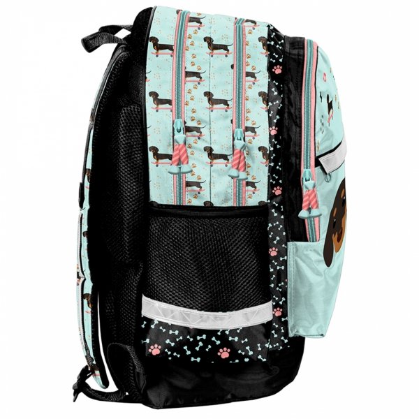 PLECAK PIESEK SZKOLNY POJEMNY DO 1-3 KLASY KOMPLET 3el DLA DZIEWCZYNKI PIES