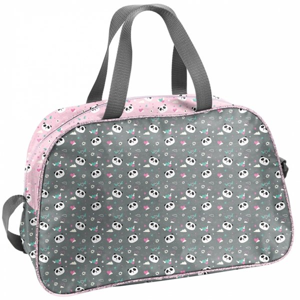 TORNISTER PANDA SZKOLNY DO 1 KLASY PODSTAWÓWKI DLA DZIEWCZYNY KOMPLET 6 ele