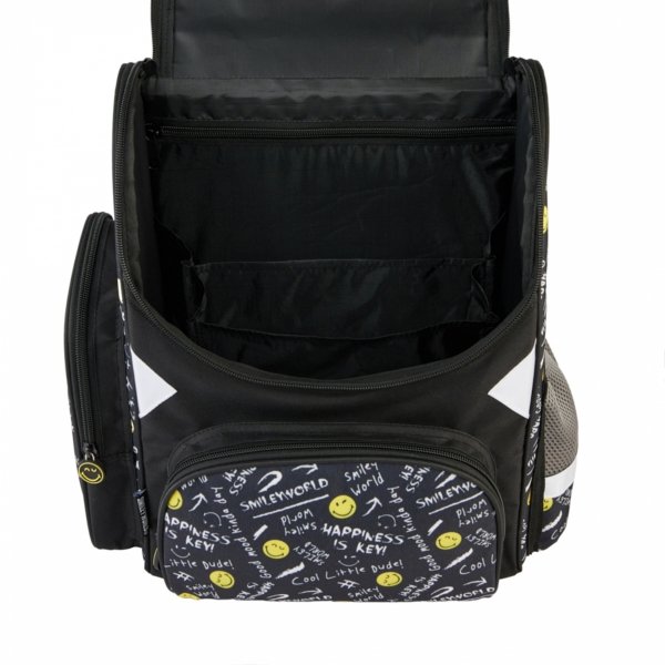 SMILLEY TORNISTER SZKOLNY DO KLAS 1-4 BUŹKI EMOTKI EMITIKONY KOMPLET 5w1