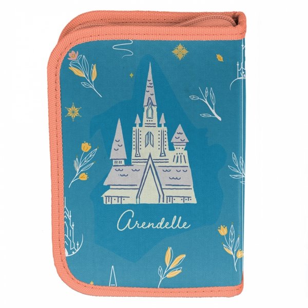 Kraina Lodu Jednokomorowy Piórnik do Szkoły Podstawowej dla Dziewczynek