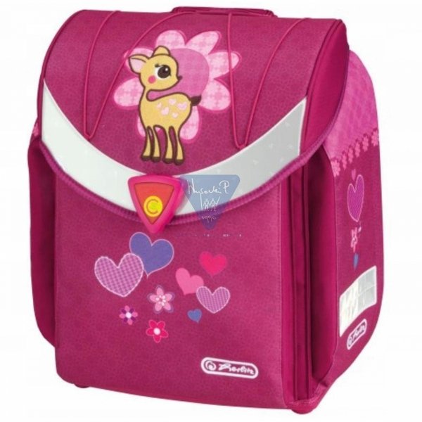 TORNISTER SZKOLNY DLA DZIEWCZYNEK DO SZKOŁY FLEXI FLOWER FAWN HERLITZ