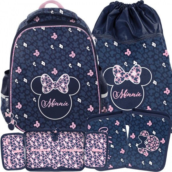 Tornister Plecak Szkolny Myszka Minnie Mini Disney zestaw [DM23MM-565]