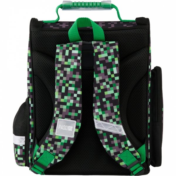 ZESTAW 3w1 TORNISTER SZKOLNY GAMING GAMER DLA CHŁOPAKÓW PODSTAWÓWKI PIKSELE