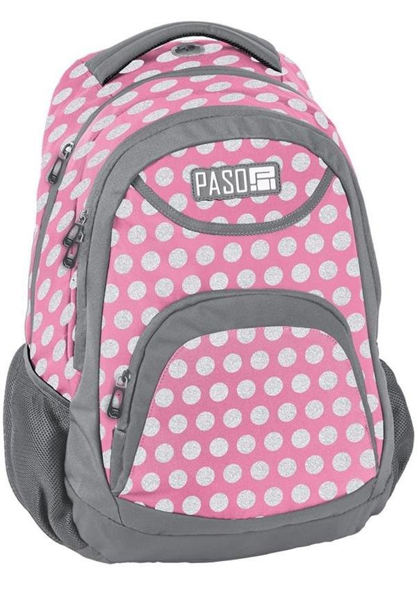 Plecak Młodzieżowy Szkolny Różowy [18-2708PI/16]