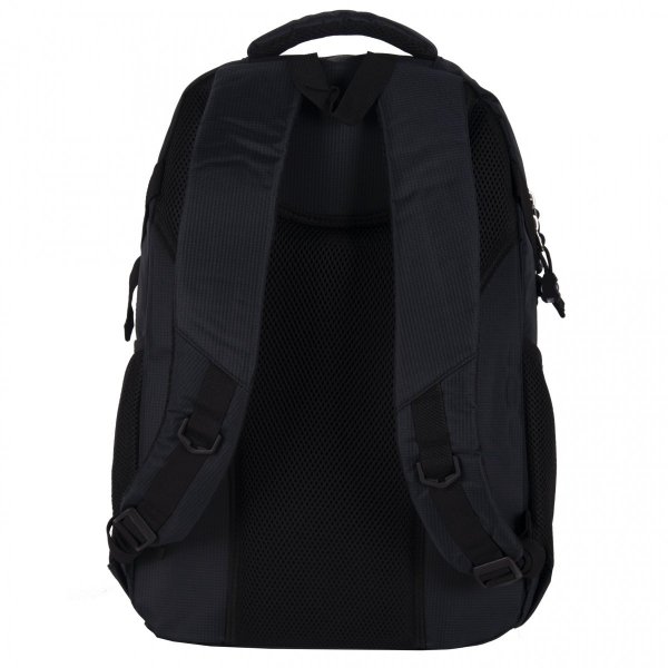 Mega Plecak Młodzieżowy Męski Turystyczny Czarny Szkolny [22-30060CZ]