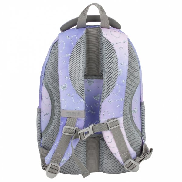 PLECAK SZKOLNY MŁODZIEŻOWY BACKUP DLA UCZENNICY TWINKLE KOMPLET 5ele. SERCA