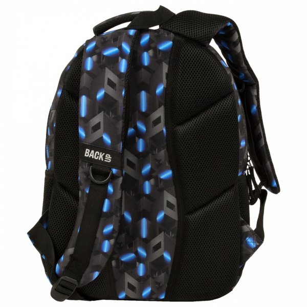 PLECAK KOMPLET 5 ele. BACKUP RIDDLE SZKOLNY ABSTRAKCJA 3D MŁODZIEŻOWY