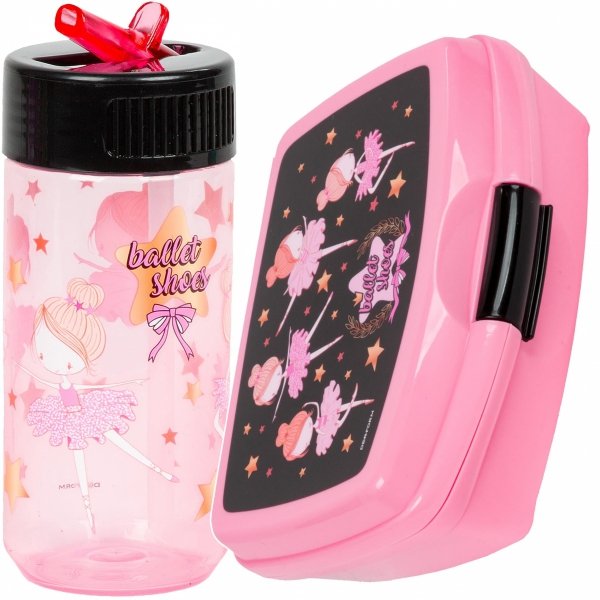 PLECAK BALETNICA KOMPLET 5w1 DLA DZIEWCZYNEK SZKOLNY DO PODSTAWÓWKI