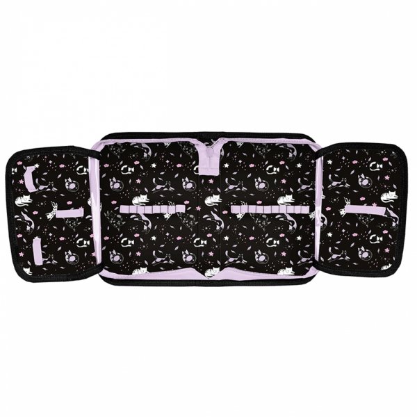 PIÓRNIK z KOTKIEM SZKOLNY DO PODSTAWÓWKI DLA DZIEWCZYNEK DO 1 KLASY Z KOTEM