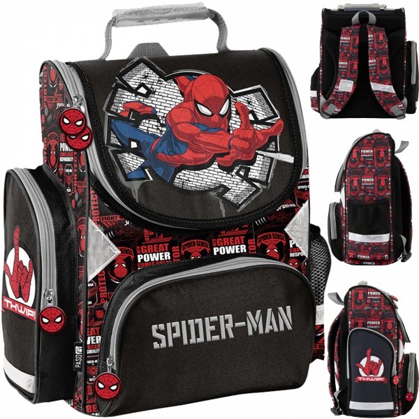 CHŁOPIECY TORNISTER SPIDERMAN SZKOLNY MARVEL DO KLAS 1-4 DO PODSTAWÓWKI