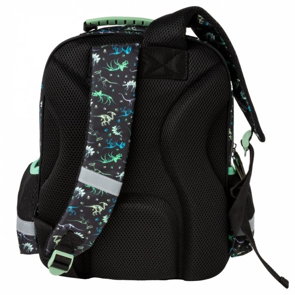 PLECAK DINOZAURY SZKOLNY DO 1 KLASY KOMPLET 3w1 TORNISTER TYRANOZAUR T-REX