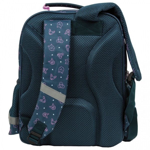 Plecak z Pieskami dla Uczennicy Szkolny Zestaw 5ele [PL15BCF38]