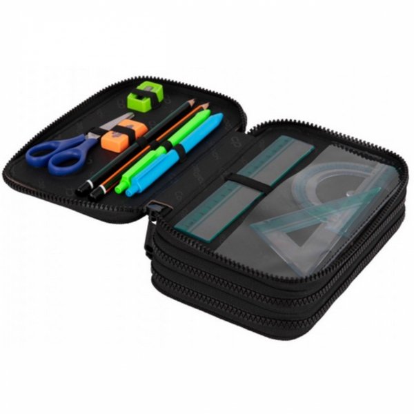 PIÓRNIK 3 KOMOROWY CP COOLPACK Z WYPOSAŻENIEM SZKOLNY GAME ZONE Z PADEM