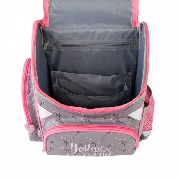 TORNISTER SZKOLNY KOTY DLA DZIEWCZYNEK DO KLAS 1-4 Z KOTKIEM ZESTAW 3w1