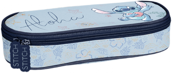 STICH PIÓRNIK SZKOLNY DLA DZIEWCZYNY OTWIERANY Z KLAPKĄ LILO i STITCH PASO