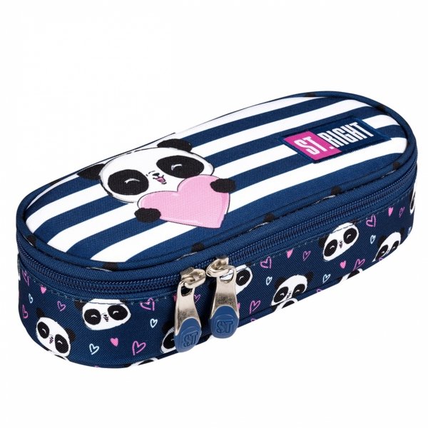 Plecak dla Uczennicy St.Right Majewski Panda zestaw 5w1 [BP26]