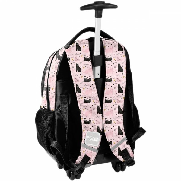 PLECAK z KOTKIEM NA KÓŁKACH DO SZKOŁY PODSTAWOWEJ DO 1 KLASY KOTEK CATS