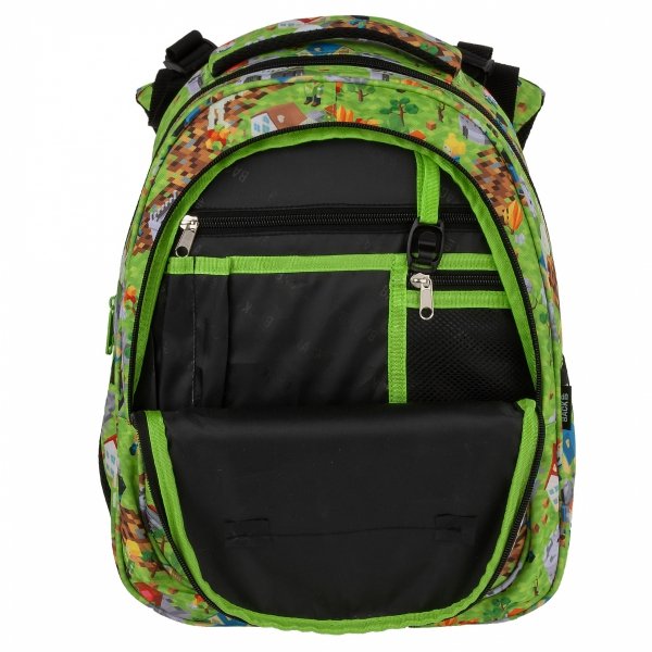 GAMING MINECRAFT PLECAK DLA CHŁOPAKA BACKUP DO PODSTAWÓWKI KOMPLET 5w1