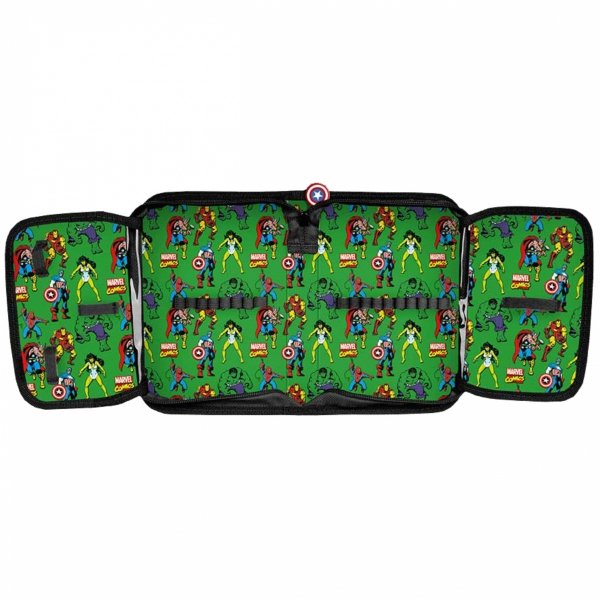 Rozkładany Piórnik Marvel Szkolny do Podstawówki Chłopięcy do klas 1-4 Avengers