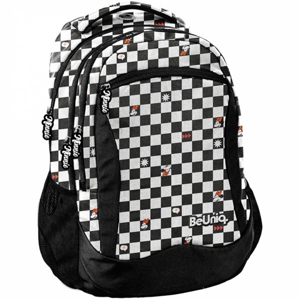 SZACHOWNICA PLECAK MŁODZIEŻOWY SZKOLNY CZARNY BeUniq 4 KOMOROWY PASO