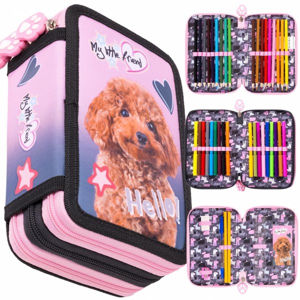 PIESKI PIÓRNIK z WYPOSAŻENIEM SZKOLNY DZIEWCZĘCY 3 KOMOROWY MAJEWSKI DOG