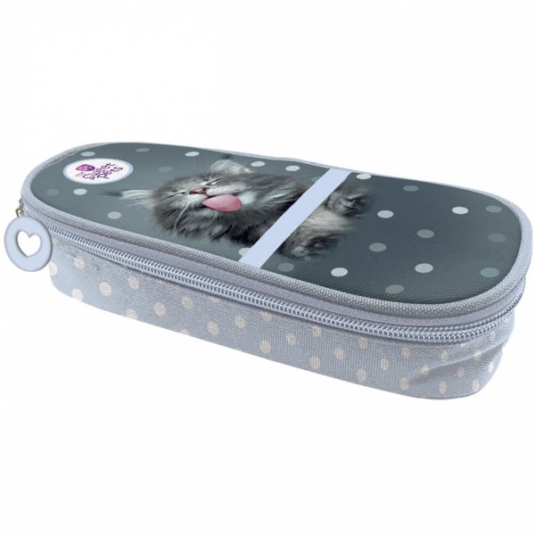 PIÓRNIK SZKOLNY KOT SASZETKA Z KLAPKĄ DZIEWCZĘCY THE SWEET PETS KOTKI