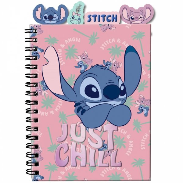 STITCH I LILO NOTES NA SPIRALI SPIRALNY DLA DZIEWCZYNKI NOTATNIK PASO