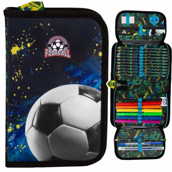 PIÓRNIK PIŁKA NOŻNA SZKOLNY DO PODSTAWÓWKI DLA CHŁOPAKA Z WYPOSAŻENIEM