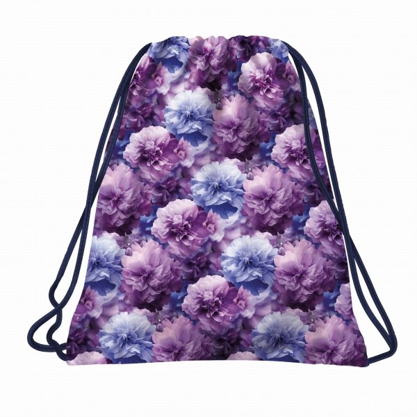 KOMPLET 5w1 PLECAK KWIATY  MŁODZIEŻOWY BACKUP DLA DZIEWCZYNY SZKOLNY VIOLET