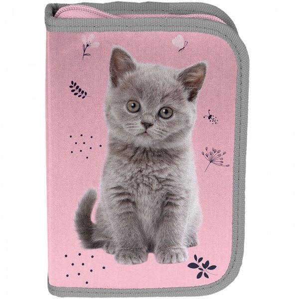 KOTKI PLECAK SZKOLNY DO KLAS 1-3 ZESTAW 3w1 Z KOTKIEM DLA DZIEWCZYNKI