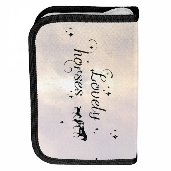 PIÓRNIK z KONIEM SZKOLNY DO PODSTAWÓWKI DLA DZIEWCZYNEK DO 1 KLASY HORSE