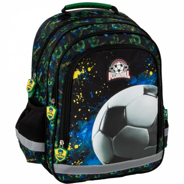 PIŁKARSKI PLECAK SZKOLNY DO 1 KLASY FOOTBALL KOMPLET 5w1 PIŁKA NOŻNA