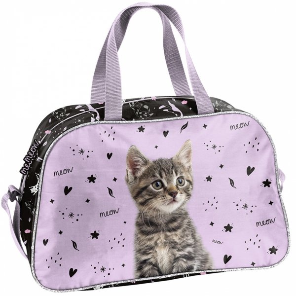 PLECAK Z KOTKIEM SZKOLNY DLA DZIEWCZYNEK DO 1 KLASY ZESTAW 6w1 KOTEK CATS