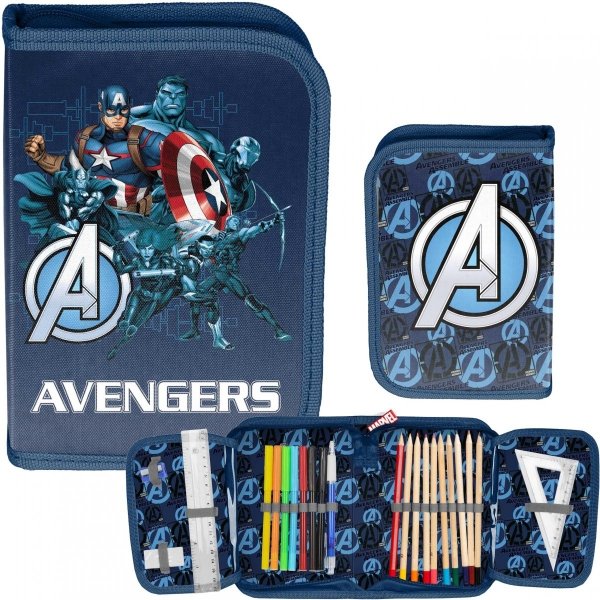 Nowoczesby Chłopięcy Piórnik Szkolny Paso Avengers Thor Hulk [AV22KK-P001]