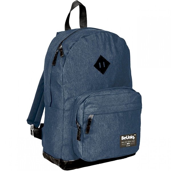 Niebieski Plecak Młodzieżowy Szkolny Turystyczny Paso [PPN22-229]