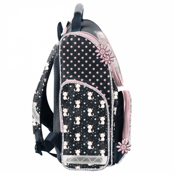 TORNISTER SZKOLNY ZESTAW 5 ele DZIEWCZĘCY Z KOTKIEM DO 1 KLASY KOTEK CATS