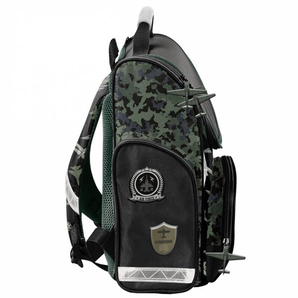 SAMOLOTY TORNISTER SZKOLNY DLA CHŁOPAKÓW DO KLAS 1-4 PODSTAWÓWKI ZESTAW 3el